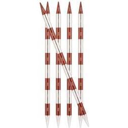 Knitpro SmartStix Strømpepinde Aluminium 20cm Sienna