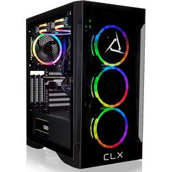 CLX SET VR Gaming Desktop, R7 7700X, 32GB, 1TB SSD+4TB HDD, RTX