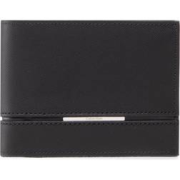 Calvin Klein Sleek Black Leather Wallet - Sort