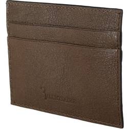 Billionaire Italian Couture Leather Cardholder Wallet - brown