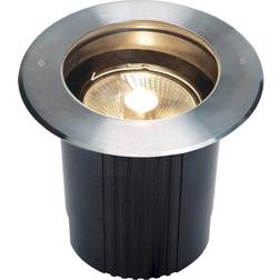 SLV Dasar Stainless Steel/Black Loftplafond ∅ 21.5cm