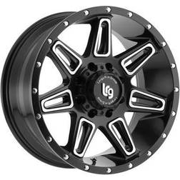 Rims Burst Series 117, 22x10 Wheel with 8x6.5 Bolt Pattern Satin