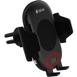 devia Smart series Infrared sensor Wireless Charger Car Mount black