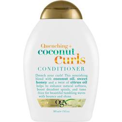 OGX Quenching+ Coconut Curls Conditioner with Coconut Oil, Citrus Oil Honey