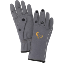 Savage Gear Softshell Glove M Grey