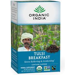 Organic India Tulsi Breakfast Herbal Tea Stress