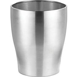 mDesign Steel 1.67 Gallon Trash Can Container Recycle Bin