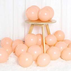 Pastel Orange Balloons 12 inch 50pcs Latex Party Balloons Baby Shower Helium Balloons Blush Birthday Balloon