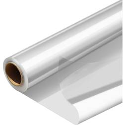 Cellophane Wrap Roll, Width16 in x 100 Ft Plastic Gift Basket Wrap,Clear Wrapping Paper