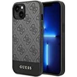 Guess GUHCP14MG4GLGR iPhone 14 Plus 6,7 szary/grey hard case 4G Stripe Collection