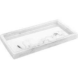 Luxspire Bathroom Vanity Resin Dresser Jewelry Ring Dish Tank