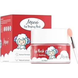 MeMe Lip Mask Overnight Berry 1.05 Oz Korean Collagen Peptide