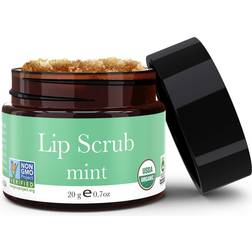 Lip Scrub Mint Flavor- Natural Exfoliating Sugar Scrubs, Exfoliator