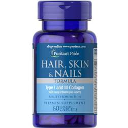 Puritan's Pride Skin Hair and Nails Formula 60 Tabletten 60 stk