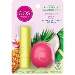 EOS Super Soft Shea stick & Sphere Lip Balm Pineapple