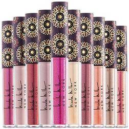 Nicole Miller 10 Pc Lip gloss collection, Shimmery Lip glosses for Women and girls, Long Lasting color Lip gloss Set with Rich Varied colors (Purple)