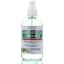 Advanced Clinicals Hemp + Vitamin E Micronutrient Skin Energizing Instantly Hydrating Face Mist