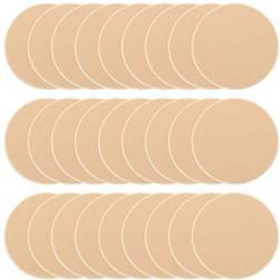 25 Pcs Women's Round Soft Makeup Beauty Eye Face Foundation Blender Facial Smooth Powder Puff Cosmetics Blush Applicators Sponges Use for Dry and Wet