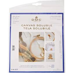 DMC Soluble Canvas 14 Count 8"X8.5"-White