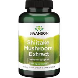 Swanson Shiitakesvampeekstrakt 500 mg 120 Kapsler