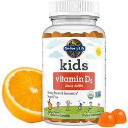 Garden of Life Kids Organic Vitamin D3 Gummies with 800 IU 100% Daily