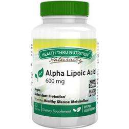 Health Thru Nutrition Lipoic Acid ALA 600mg 60 stk