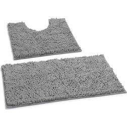 LuxUrux Soft Chenille Grey 50.8x78.7cm