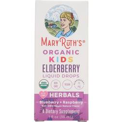 MaryRuth Organics Kids Elderberry Liquid Drops Blueberry Raspberry