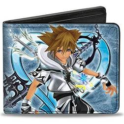 Buckle-Down Wallet Bifold Kingdom Hearts II Final Form Sora Pose Logo Keyblades