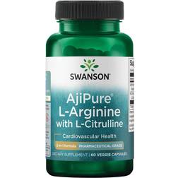 Swanson AjiPure L-Arginine with L-Citrulline 60 pcs