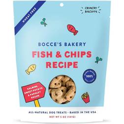 Bocce's Bakery Fish & Chips Treats Dogs Real