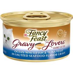 Fancy Feast Gravy Lovers Gourmet Wet Cat Food Ocean Fish Tuna Feast Sauteed Seafood Flavor