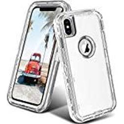 ORIbox Case Compatible with iPhone Xs max Case, Heavy Duty Shockproof Anti-Fall clear case