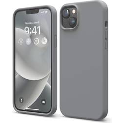 Elago iPhone 14 Plus Case Liquid Silicone Case Full Body Protective Cover Shockproof Slim Phone Case Anti-Scratch 6.7 inch (Dark Grey)