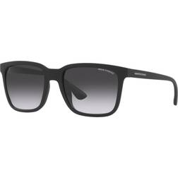 Armani Exchange Homme Sunglass AX4112SU - Gris dégradé Bleu