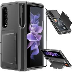 AKABIKE Phone Case with 2-Hinge Protection for Galaxy Z Fold 3