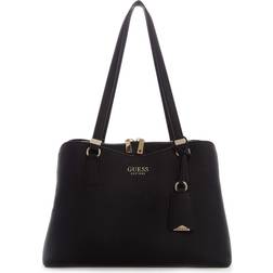 Guess Lyndi Large Girlfriend Satchel Handback - Black