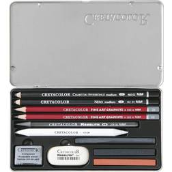 Cretacolor Teacher's Choice Drawing Set, 11 Pieces