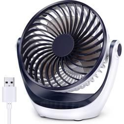 Aluan Desk Fan Small Strong Airflow