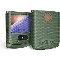 Beltron BELTRON Case for Motorola RAZR 5G Flip (AT&T/T-Mobile) Snap-On Protective Hard Shell Cover for RAZR 5G Flip Phone (2020) XT2071 (Green)