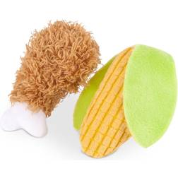 Play Feline Frenzy Purrfect Picnic Corn & Fried Chicken Cat Toy