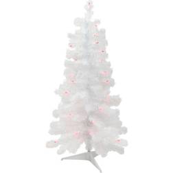 Northlight 3' Pre-Lit White Iridescent Pine Slim Artificial Christmas Tree