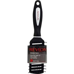 Revlon Essentials Quick Dry & Volume Vented Hair Brush Black