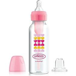 Dr. Brown’s Options Starter Kit Fles Sippy Smal Roze 250 ml