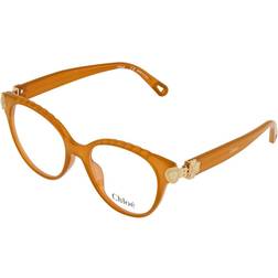 Chloé Ladies Orange Round Eyeglass CE273382952