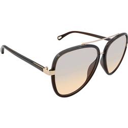 Chloe Chloé CH0129S Solbriller - Transparent Blue Brown