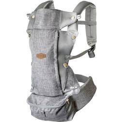 JJ Cole Peek Convertible Baby Carrier Heather Gray