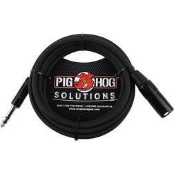 Pig Hog Hog Solutions 25' Balanced Cable with TRSM to XLRM Connector