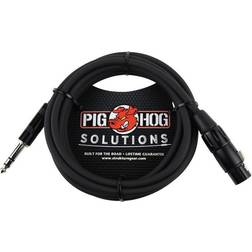 Pig Hog Hog Solutions TrsM To XlrF Balanced Adapter Cable 10 Ft.