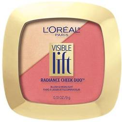 L'Oréal Paris Visible Lift Radiance Cheek Duo Blush and Highlight